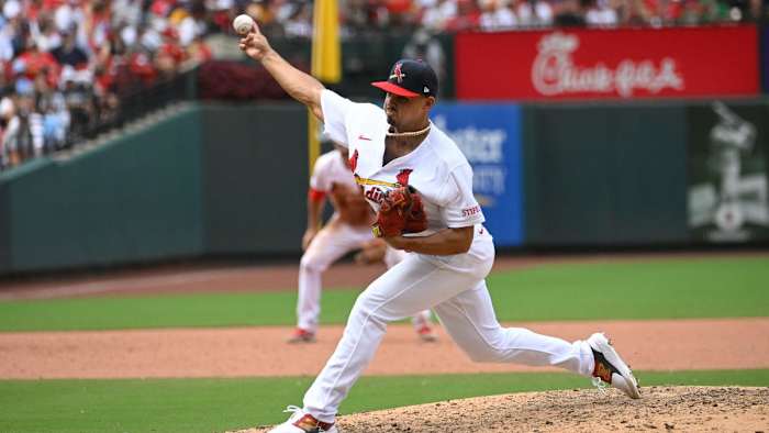 St. Louis Cardinals pitcher Jordan Hicks
